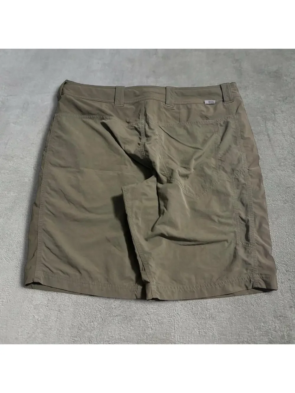 REI Co Op Green Hiking Shorts with drawstring waist
